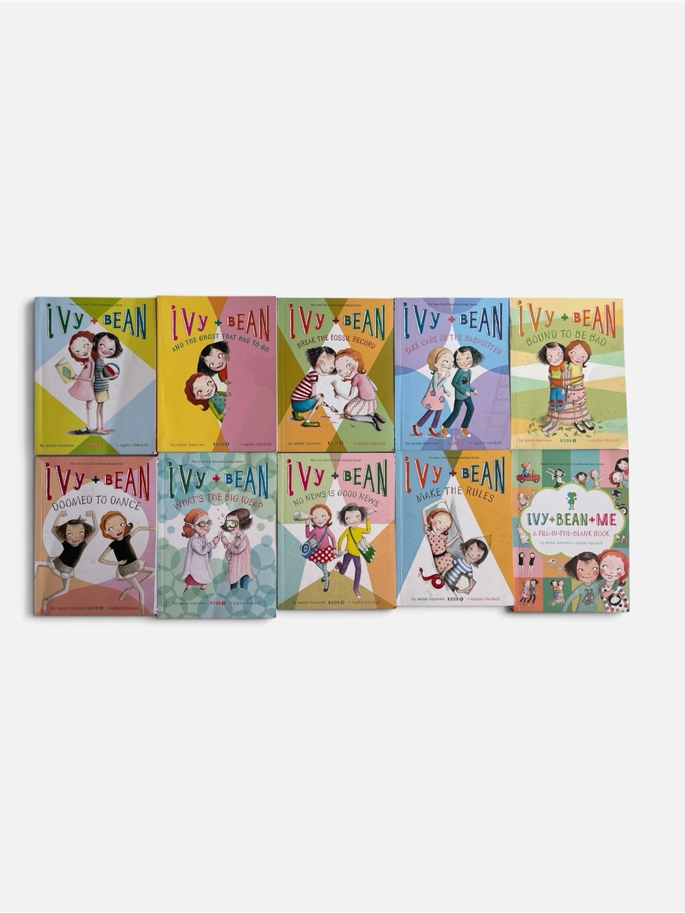 Ivy + Bean 10 Book Lot Annie Barrows Childrenβs Chapter Books Series